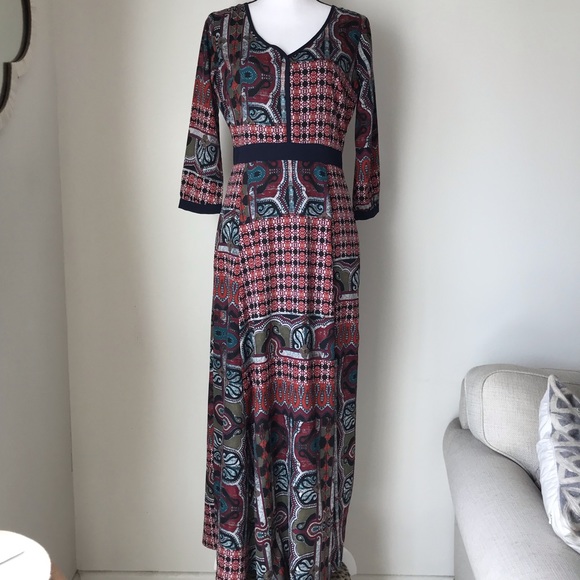 Anthropologie Chloe Oliver Printed Dress - Picture 3 of 7